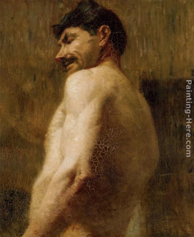 Bust of a Nude Man painting - Henri de Toulouse-Lautrec Bust of a Nude Man art painting